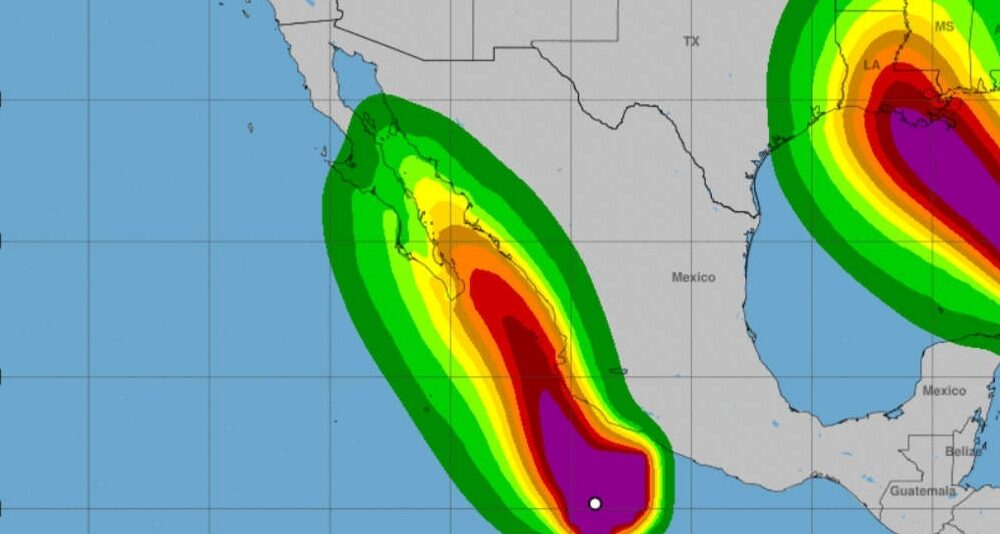 La tormenta tropical "Nora" podría rozar la costa mexicana ...