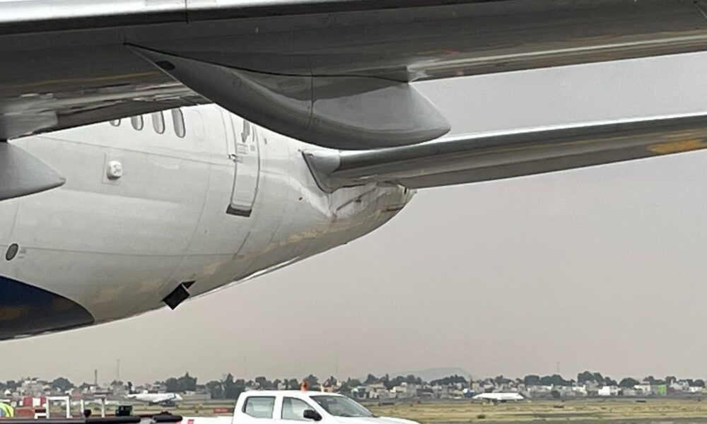 Choque de aviones en el AICM Cinco Radio