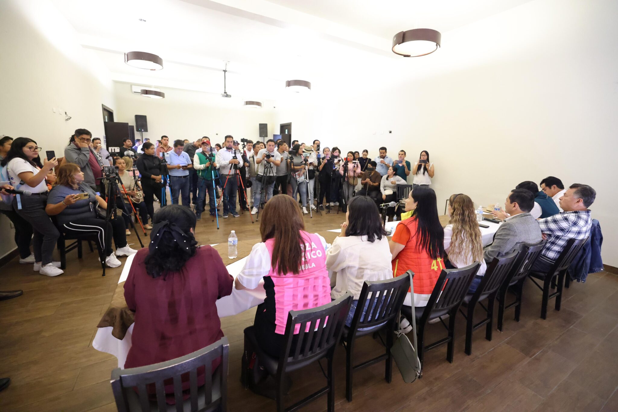 Reunidos en Texmelucan, los candidatos ganadores comprometidos con la 4 T