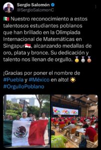Felicitación del Mandatario