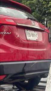 Aparentemente el vehículo fue recuperado completo y sin faltante de piezas