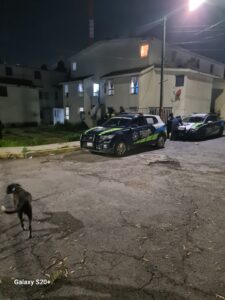 Policía Municipal en el lugar