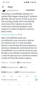 En Internet, la respuesta de Microsoft