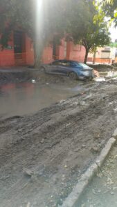 La moderna unidad no pudo "salir"