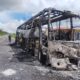 Autobús "se incendió" en Petlalcingo