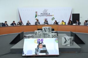 Conferencia del Gobernador Sergio Salomón en el CIS de Angelópolis
