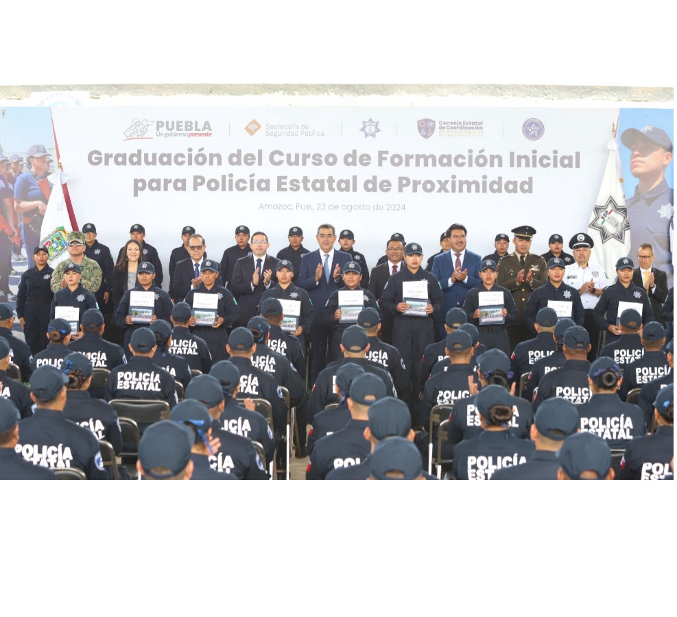 El Gobernador encabezó graduación en la Academia Policial Ignacio Zaragoza, Iniciativa Mérida