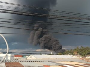Desde Puebla Capital se observó el incendio 