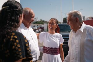 Recibimiento a Claudia Sheinbaum 