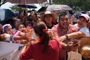Entusiasmado desbordado por la Presidenta de México