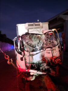 La cabina se destruyó por completo 