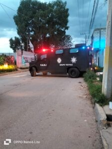 Cuerpos tácticos en San Cristóbal Tulcingo 