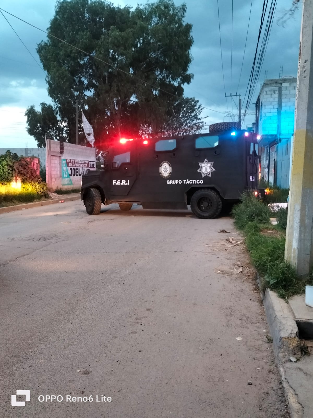 Cuerpos tácticos en San Cristóbal Tulcingo