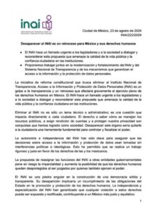 Comunicado Oficial