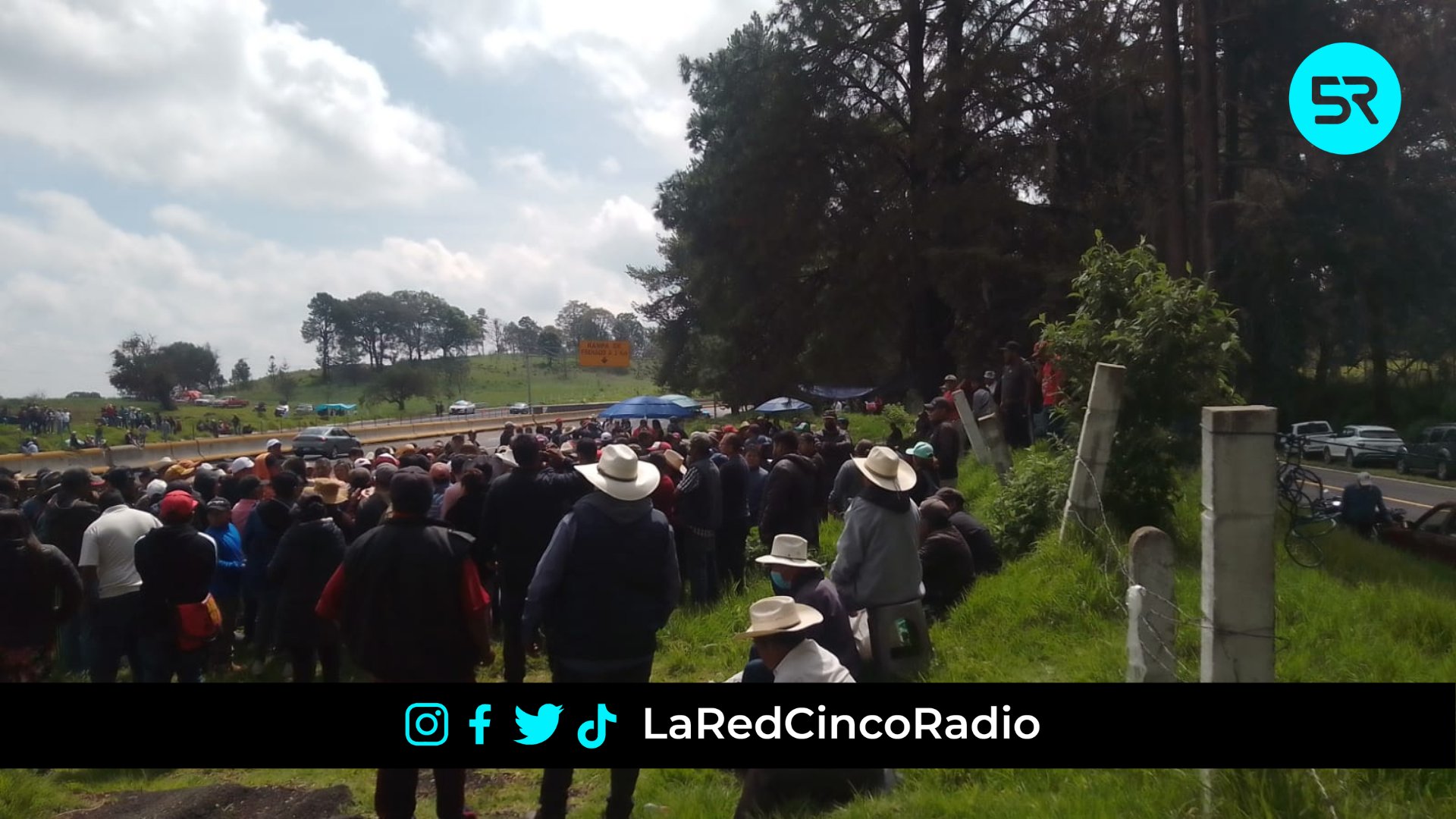 Desde temprano llegaron los campesinos