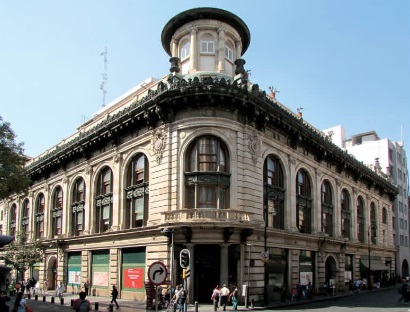 El edificio en el Centro Histórico de México