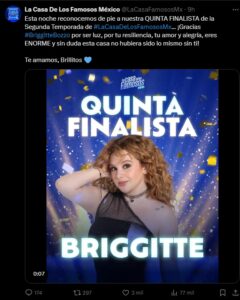 Briggitte y su nominación, pasaron a segundo término
