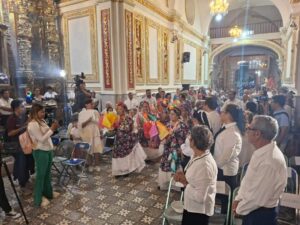 Feligreses reportaron a las celebraciones