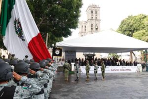 Ceremonia en el Zócalo