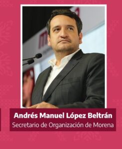 Andrés Manuel llega al CEN de Morena