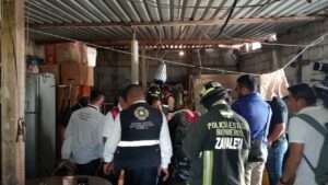 Las familias recibieron a las autoridades