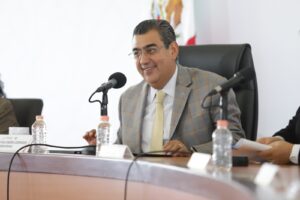Mensaje del mandatario poblano
