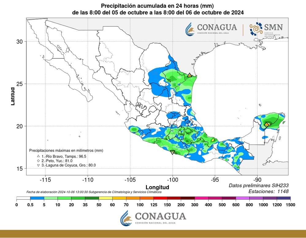 Se esperan más lluvias