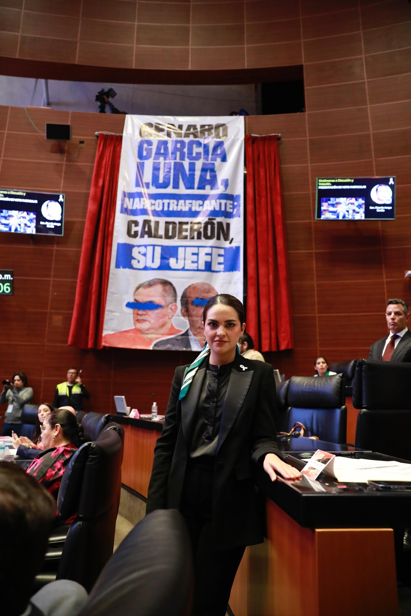 En el Senado, recordaron el Caso García Luna (así lo compartió Andrea Chávez, Legisladora por Chihuahua)