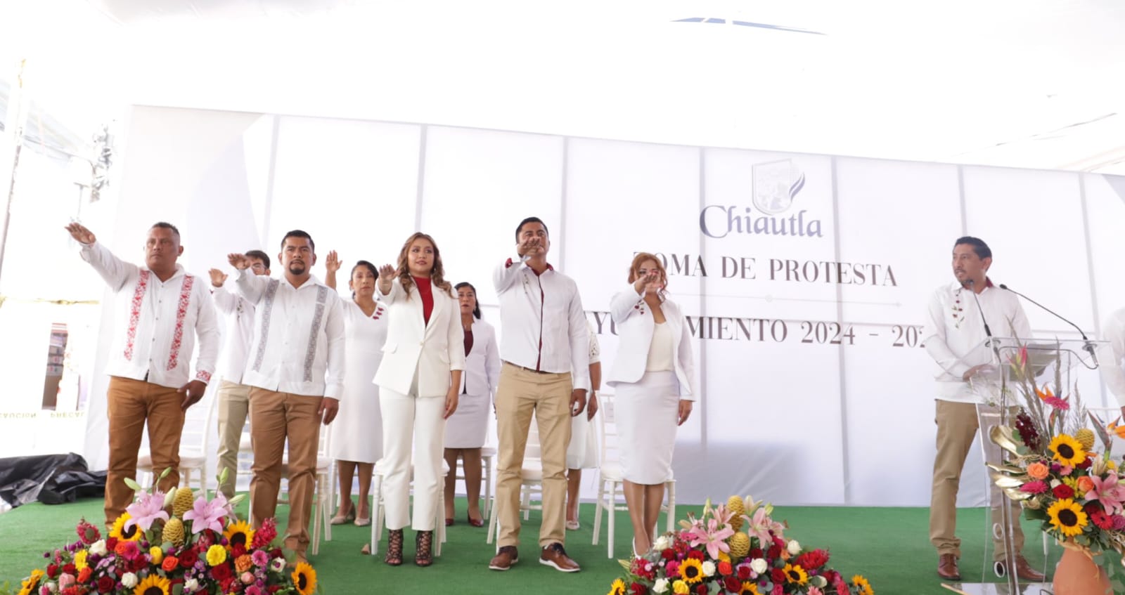 Ceremonia Solemne en Chiautla de Tapia