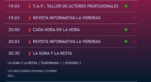 Horario para este sábado 05 de octubre