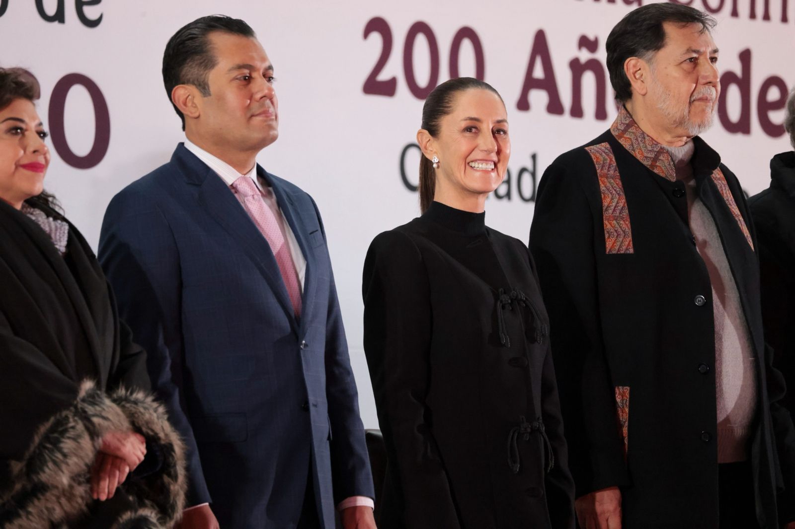 Ceremonia en el Zócalo