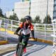 Se puede maniobrar con la bicicleta