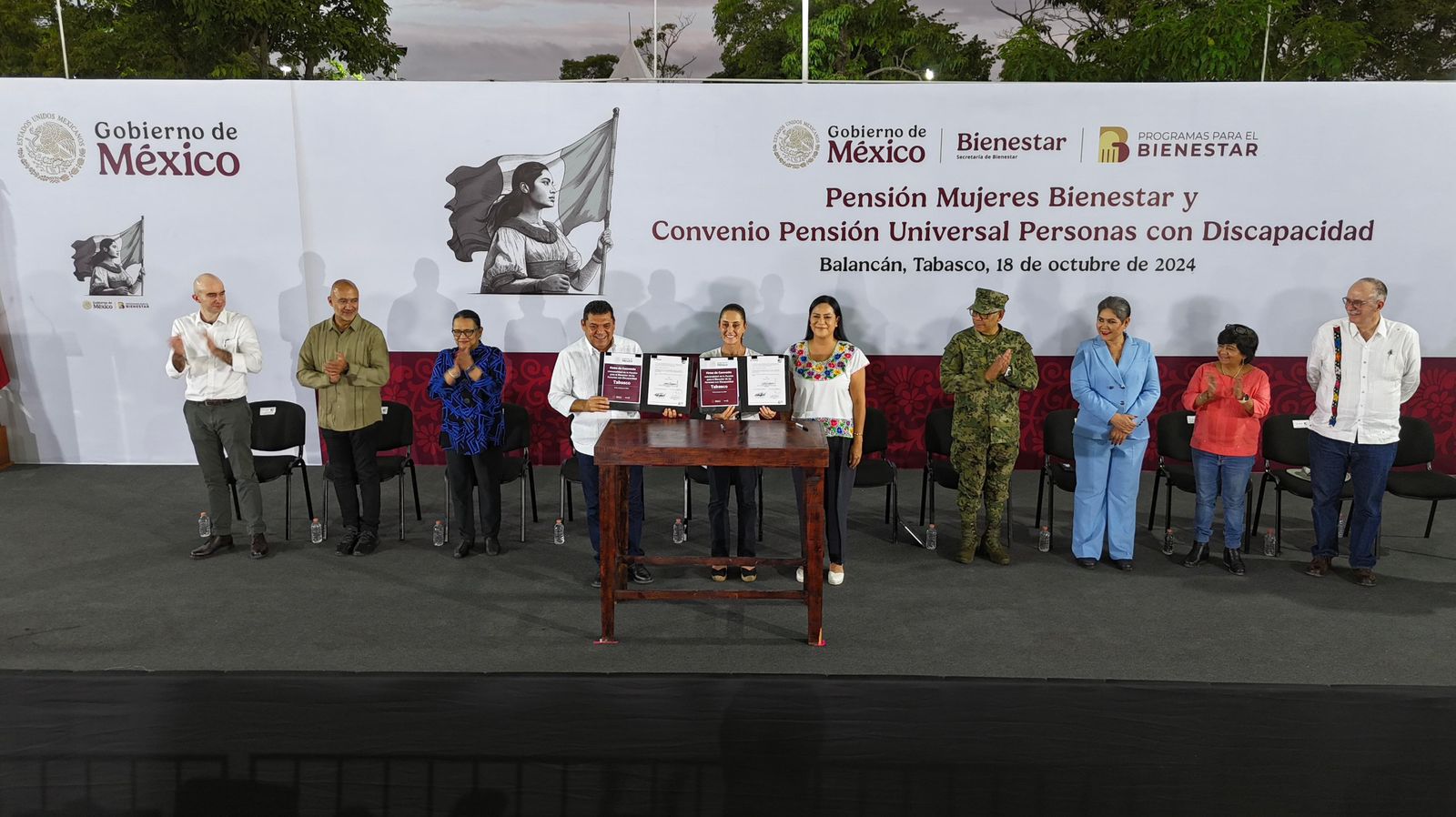 Compromisos sellados en convenio