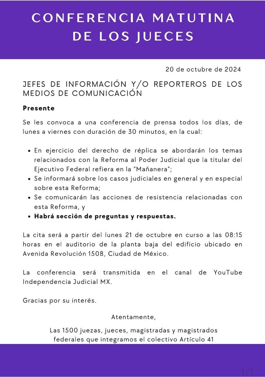 Comunicado Oficial