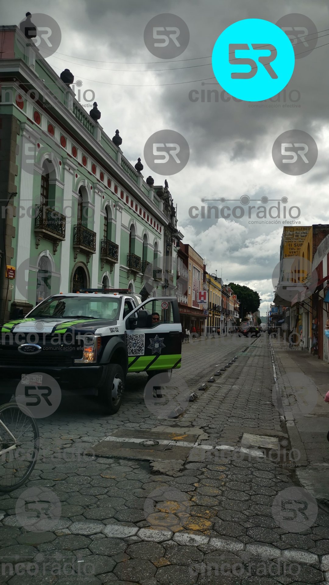La 4 Poniente a partir de la 7 Norte