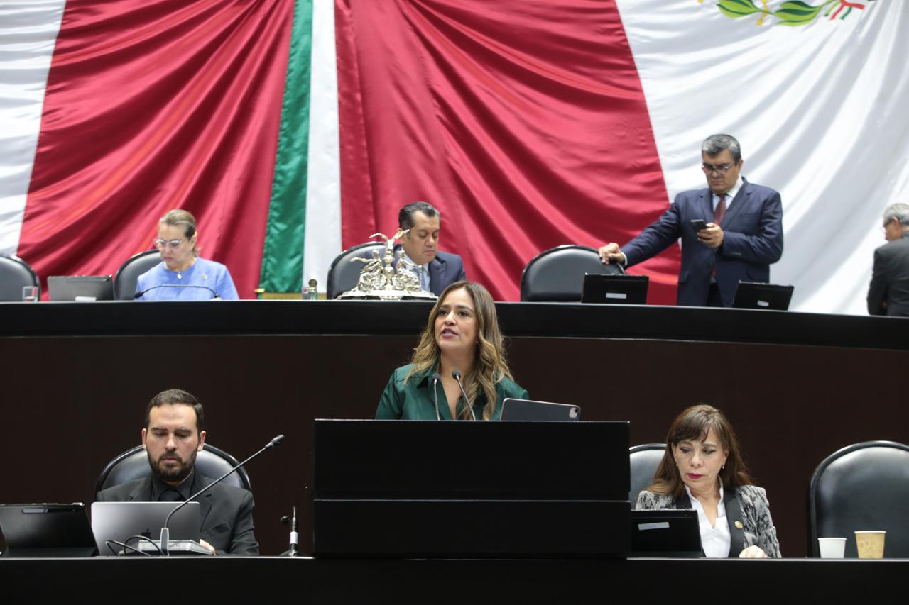 La Diputada Federal poblana en el Palacio de San Lázaro