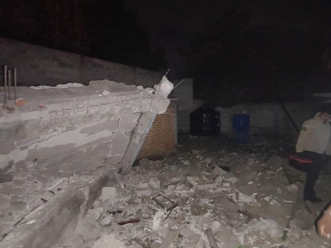 La construcción se vino abajo