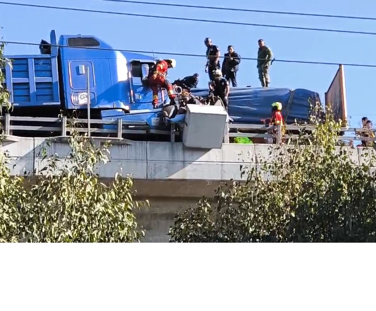 Impactantes imágenes la mañana de este viernes