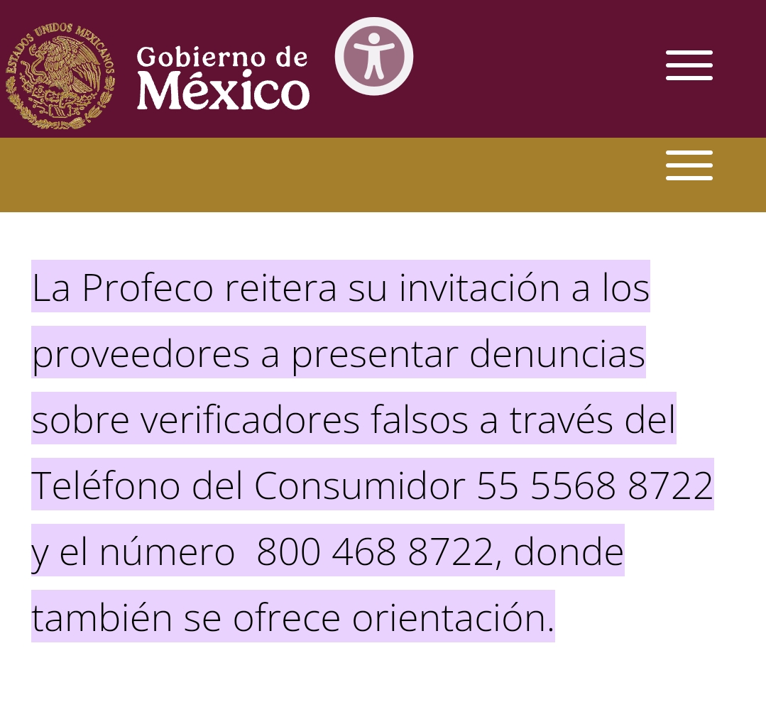 Para denunciar
