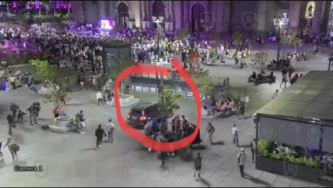 Momentos de "entrada" de la camioneta