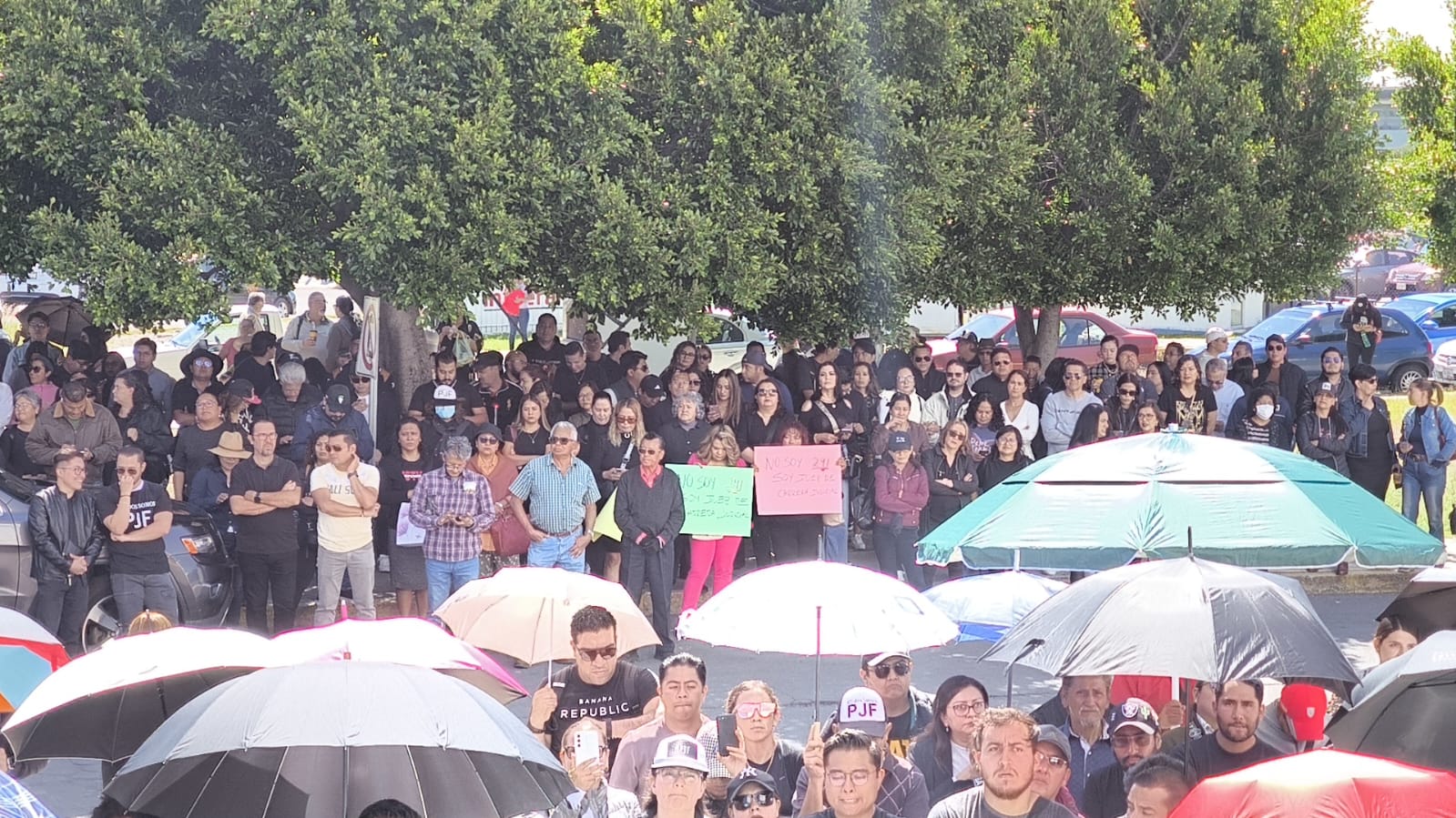 Trabajadores del PJF en Puebla