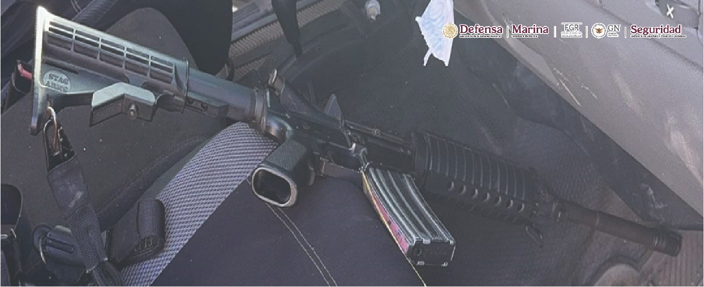Armas largas incautadas en Tlaxcala