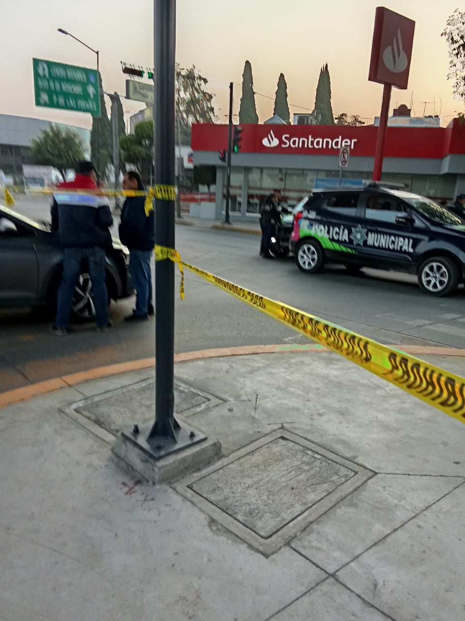 Cierre en la Calzada Zaragoza