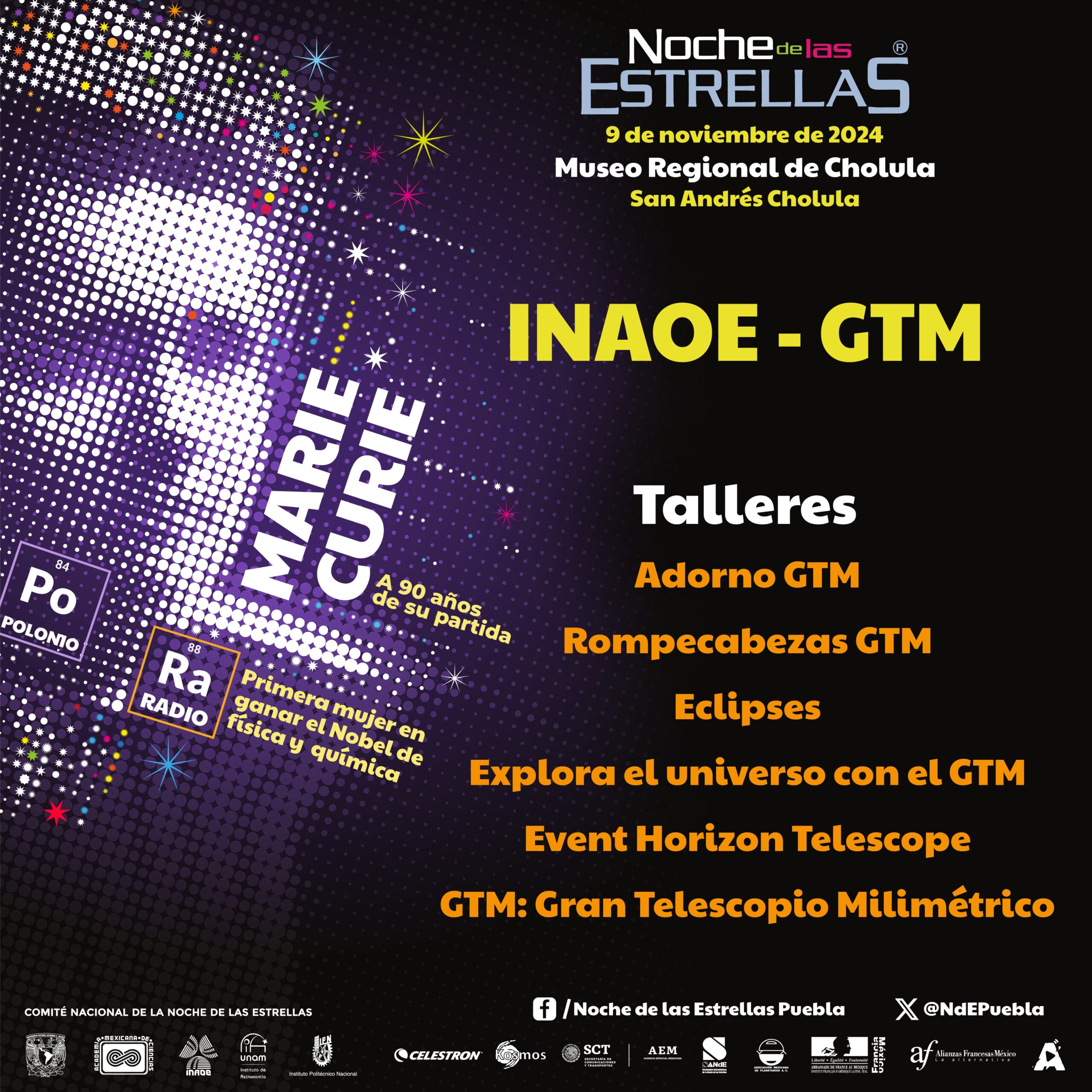 El INAOE en el Museo Regional de Cholula