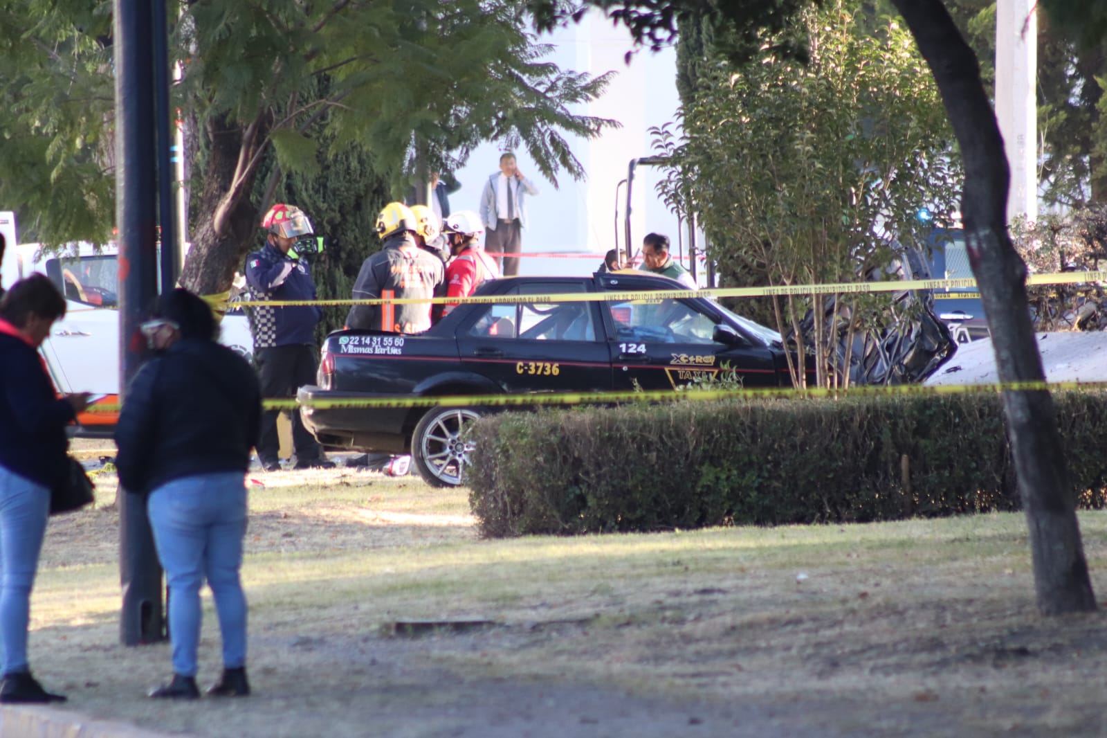 El taxi tipo Tsuru se redujo a chatarra