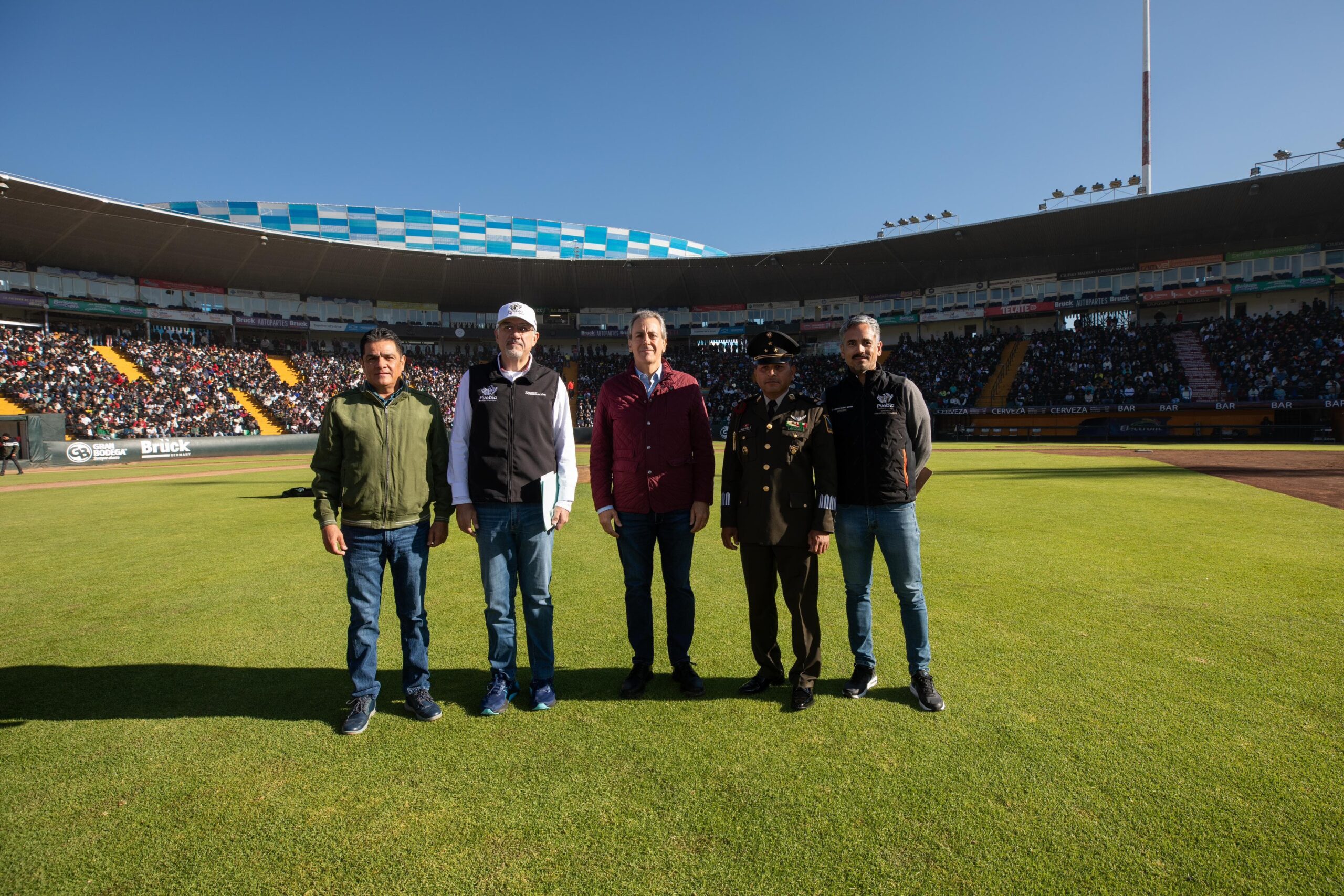 En el Parque de Beisbol Hermanos Serdán
