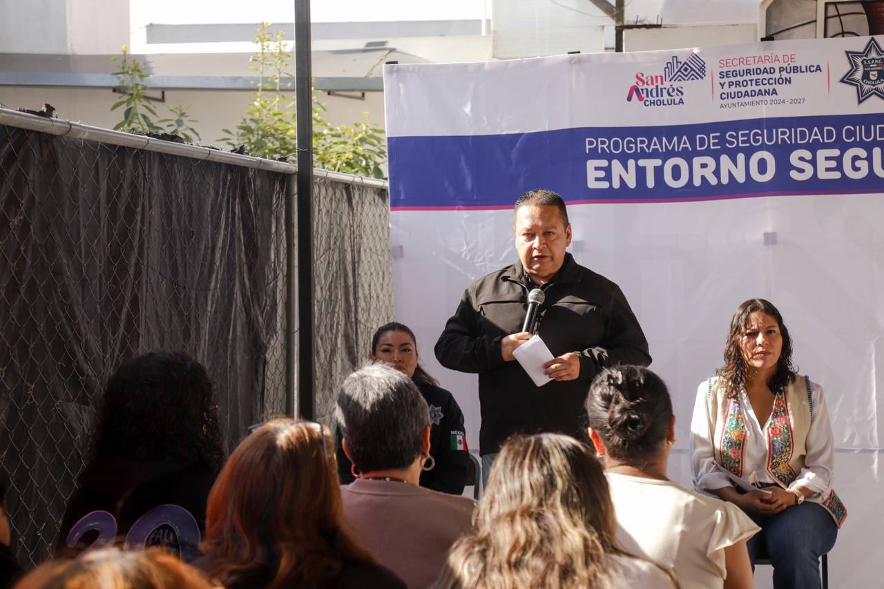 Mayor seguridad para San Andrés Cholula