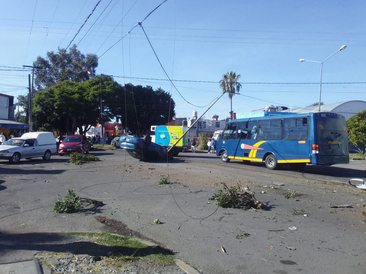 La colonia se quedó sin energía eléctrica por horas