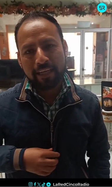 Rigoberto Flores Paz, encargado de la Feria Agroartesanal del Tejocote en su tercera edición