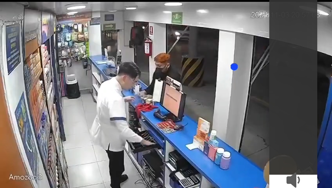 Imágenes claras del delincuente